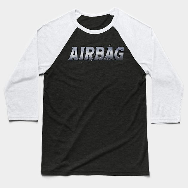 AIRBAG(RADIOHEAD) Baseball T-Shirt by QinoDesign